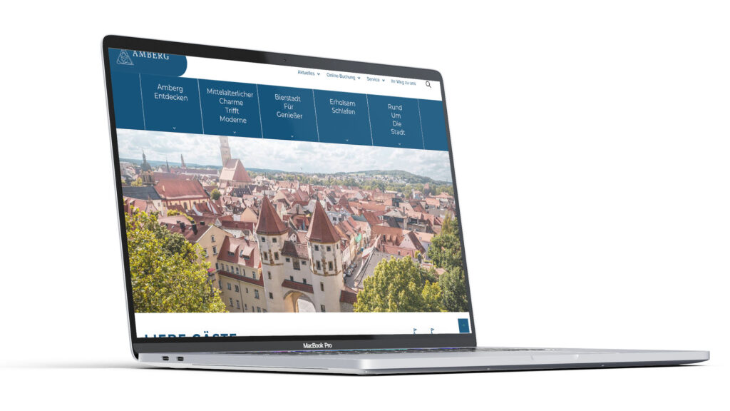 Stadt Amberg Tourist Information - Webdesign